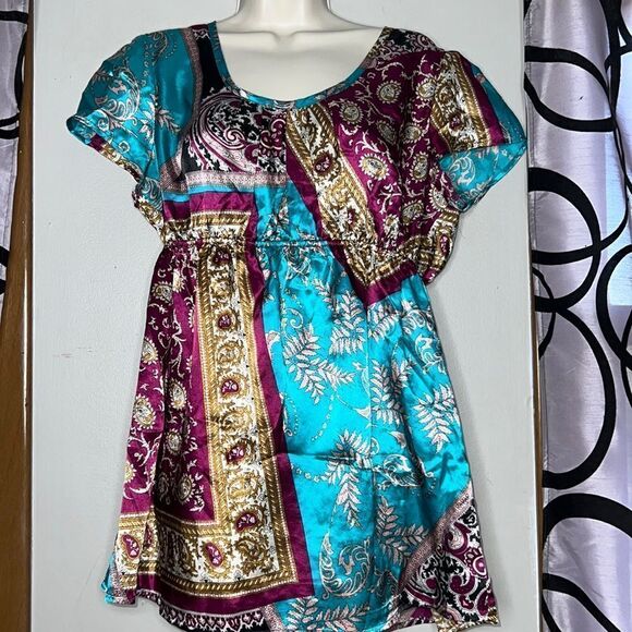 Motherhood Maternity Women's Multi Blouse - Picture 1 of 11